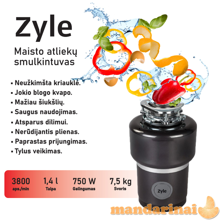 Maisto atliekų smulkintuvas 