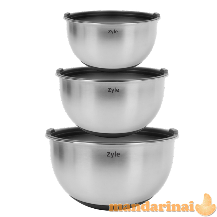 Metalinių dubenėlių rinkinys 