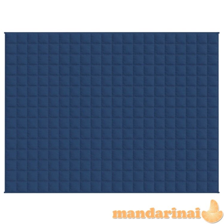 Sunki antklodė, mėlynos spalvos, 152x203cm, audinys, 7kg