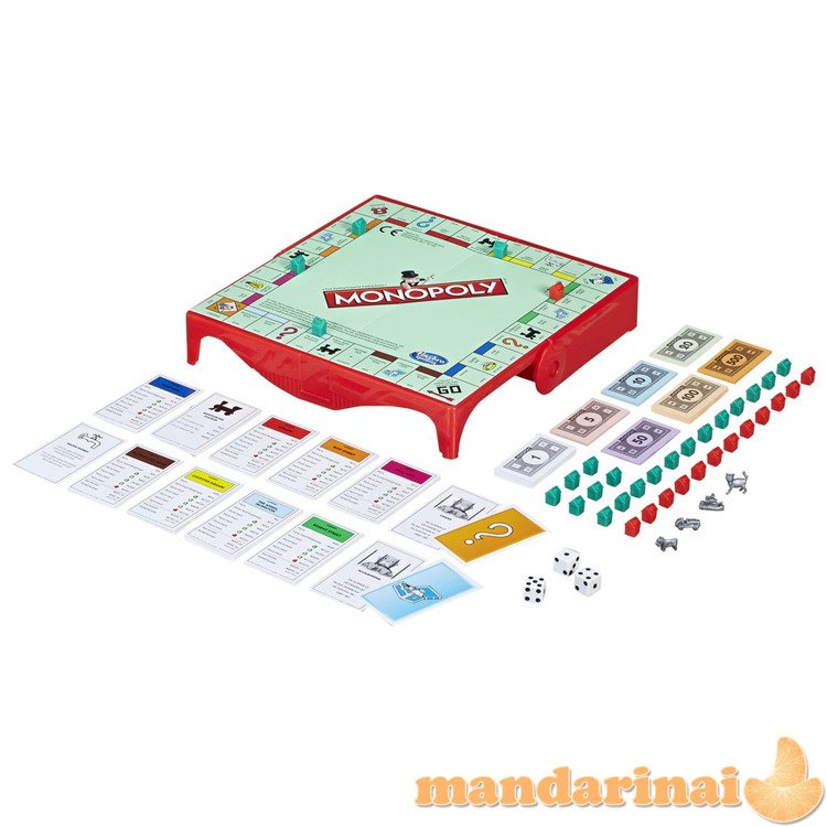 MONOPOLY Travel game Grab&Go (in Finnish and Swedish lang.)