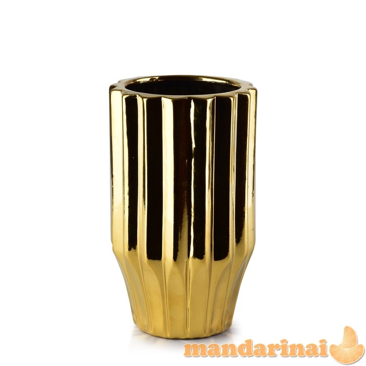 YVONNE GOLD vaza h:20cm - auksinė