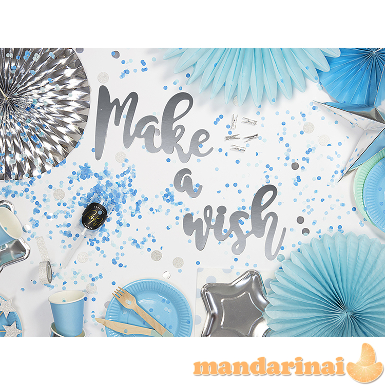 Paper star, 45cm, silver 5