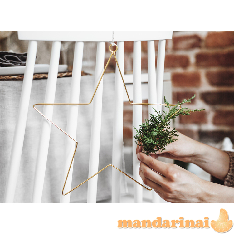 Metal hanging decorations Stars, mix (1 pkt / 2 pc.) 5