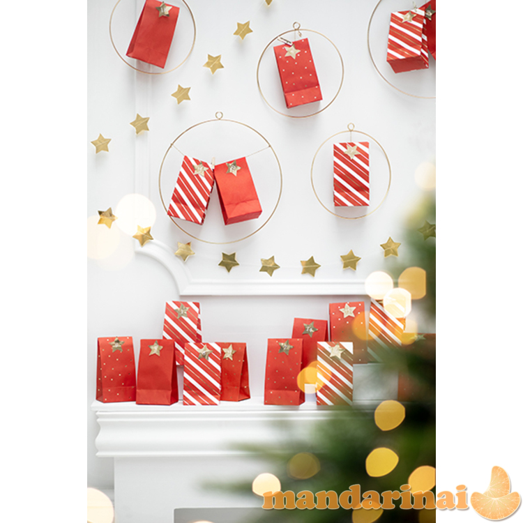 Advento kalendoriaus mai&scaron;eliai - raudoni