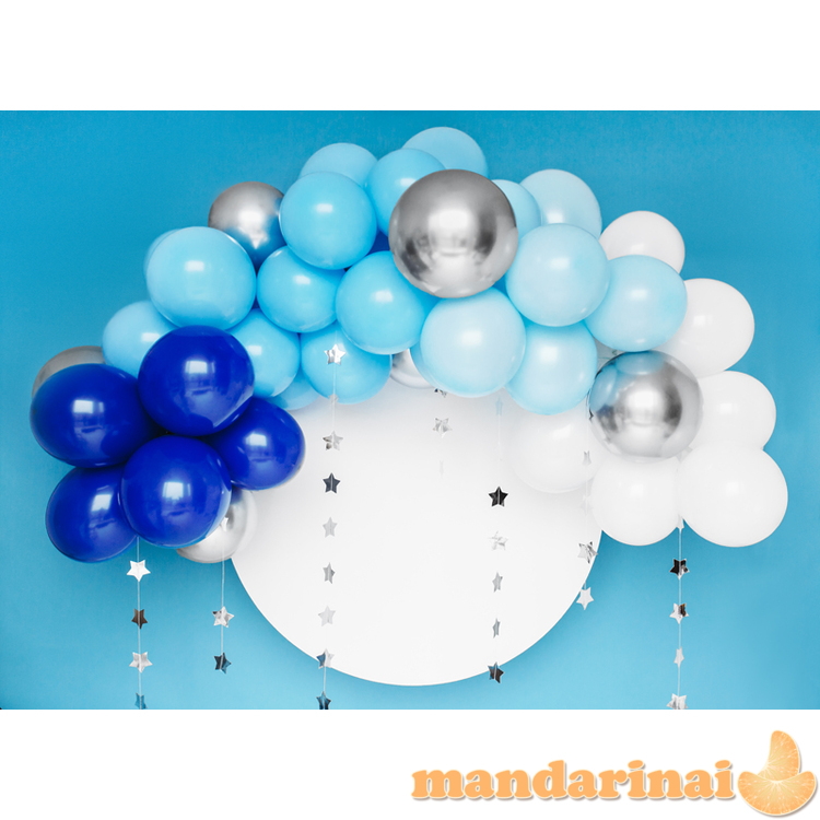 Balloon garland - blue, 200cm (1 pkt / 60 pc.) 5