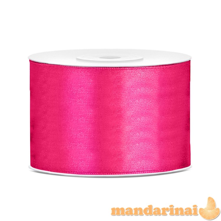 Satin Ribbon, dark pink, 50mm/25m
