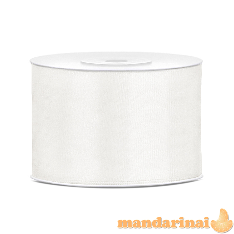 Satin Ribbon, light cream, 50mm/25m