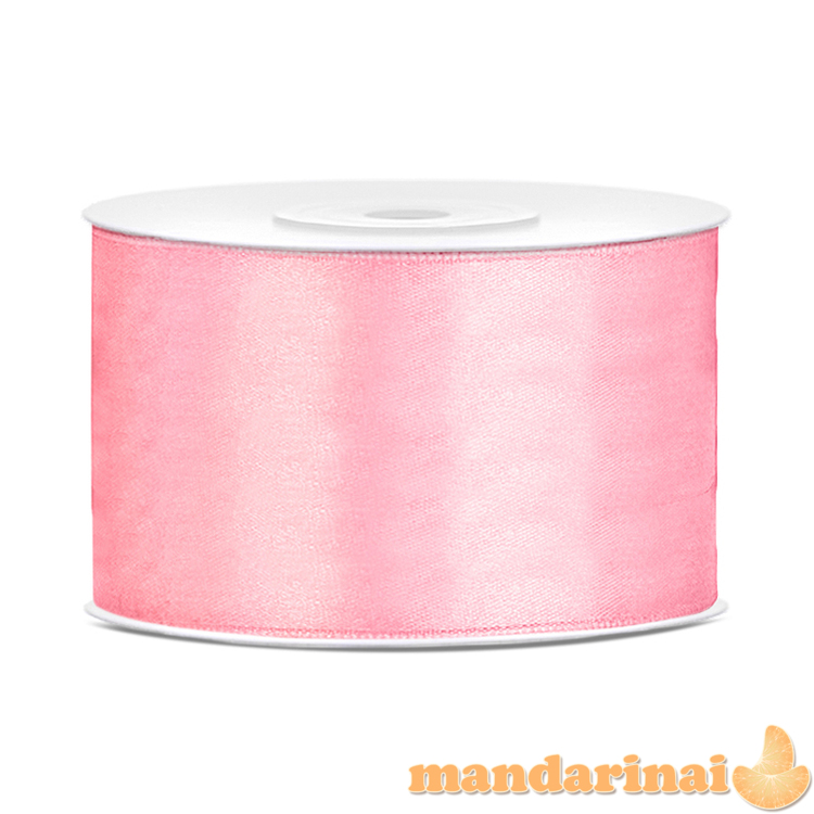 Satin Ribbon, light pink, 38mm/25m (1 pc. / 25 lm)