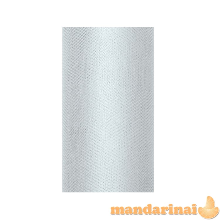 Tulle Plain, grey, 0.15 x 9m (1 pc. / 9 lm)