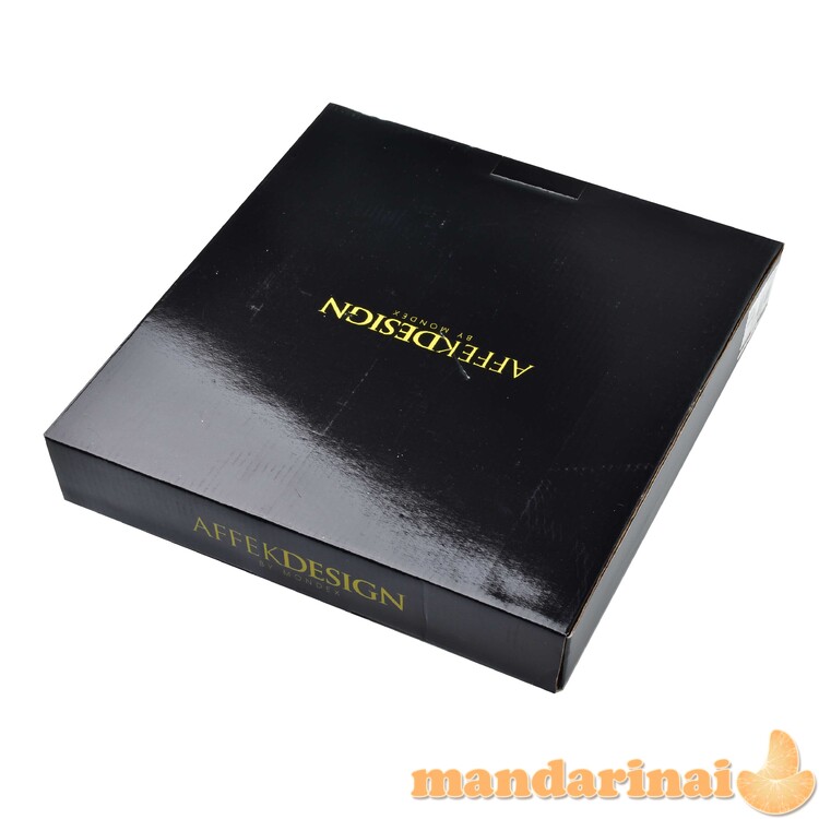 RALPH BLACK komplektas iš 2 lėkščių, 32.5x 28.5cm x h3cm. 2