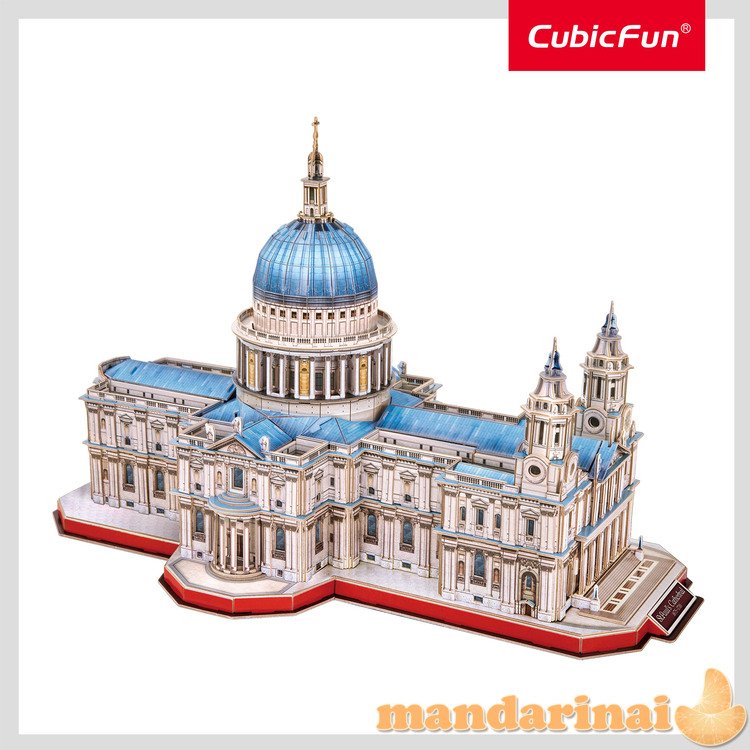 CUBICFUN 3D dėlionė „Švento Pauliaus katedra“