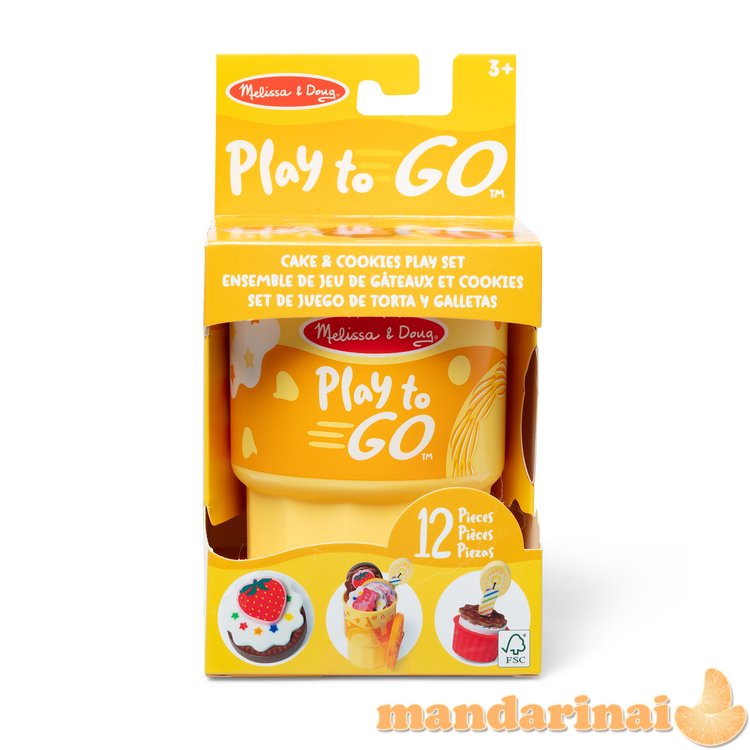 MELISSA & DOUG „Play to Go“ rinkinys „Pyragėliai ir sausainiai“
