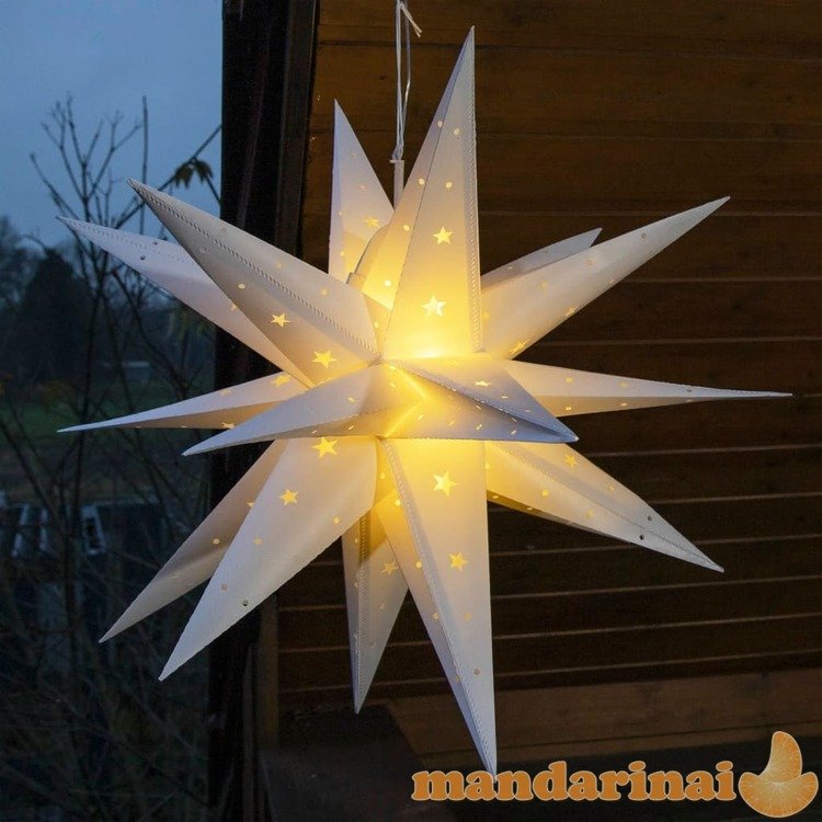 Hi Šviečianti led dekoracija kalėdų žvaigždė, 58cm
