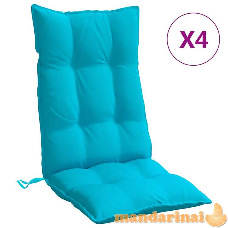 Kėdės pagalvėlės, 4vnt., turkio spalvos, oksfordo audinys