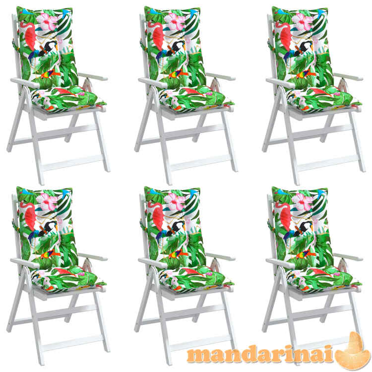 Kėdės pagalvėlės, 6vnt., įvairių spalvų, oksfordo audinys