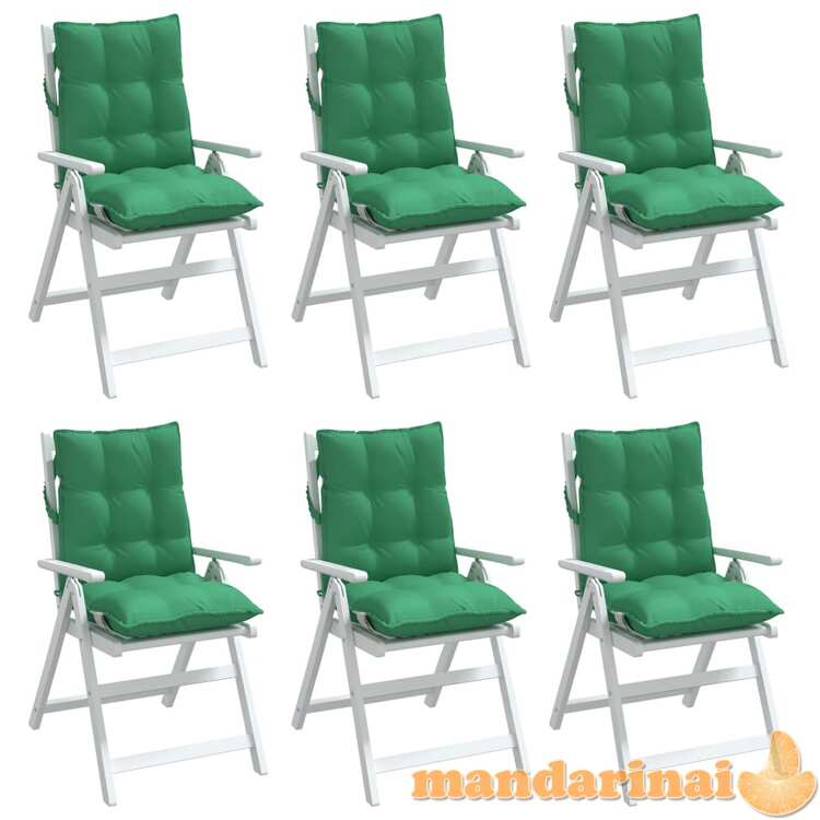 Kėdės pagalvėlės, 6vnt., žalios, oksfordo audinys