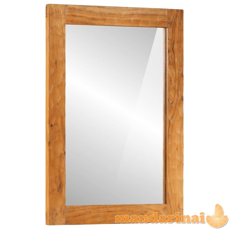 Vonios veidrodis, 50x70x2,5cm, akacijos masyvas ir stiklas