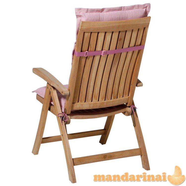 Madison pagalvėlė kėdei su aukštu atlošu panama, rožinė, 123x50cm