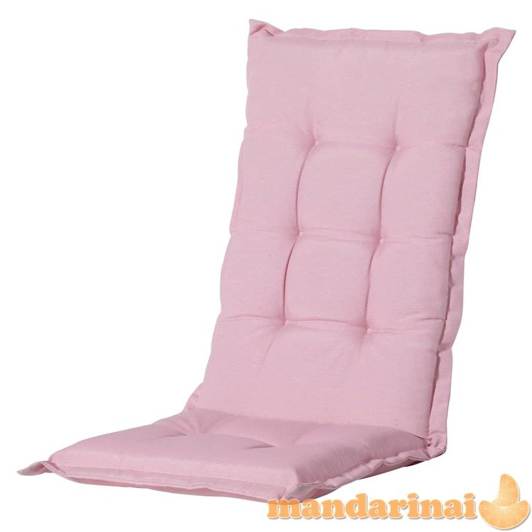 Madison pagalvėlė kėdei su aukštu atlošu panama, rožinė, 123x50cm