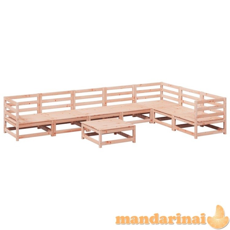 Sodo sofos komplektas, 8 dalių, douglas eglės medienos masyvas