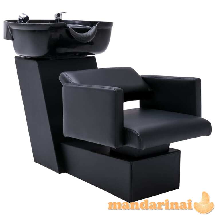 Kirpyklos kėdė su plautuve/grožio salono kėdėmis, dirbtinė oda