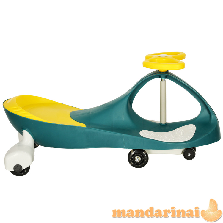 Gravitacijos važiavimo šviečiantys ratai LED žaliai geltonai 3