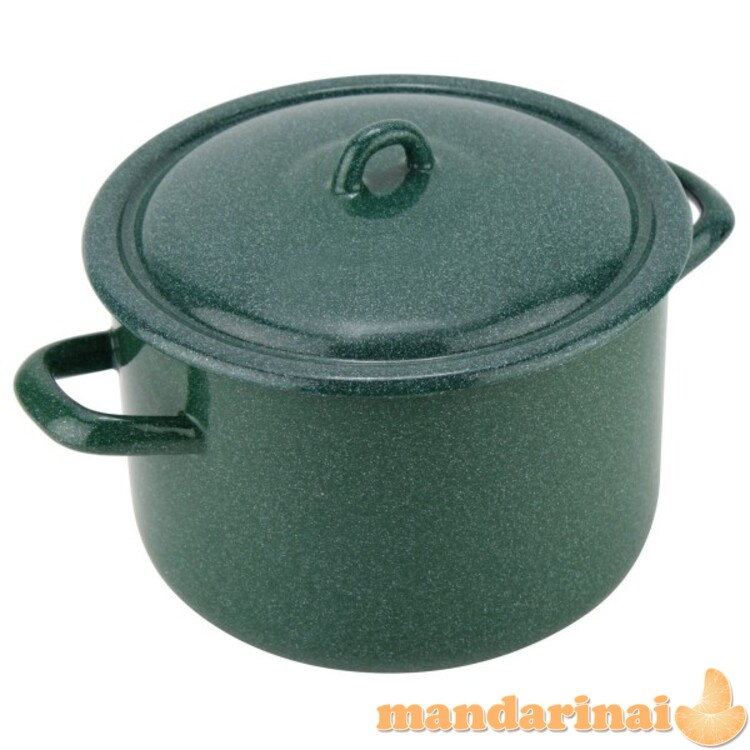 Puodas emal. 20cm 4.5L s/d GREEN