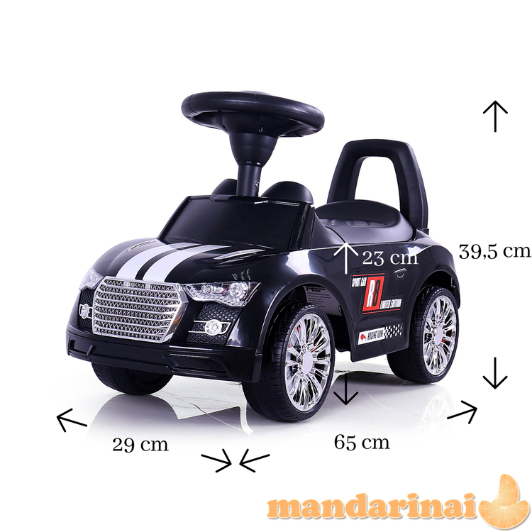 Milly Mally Ride On Racer Black 1