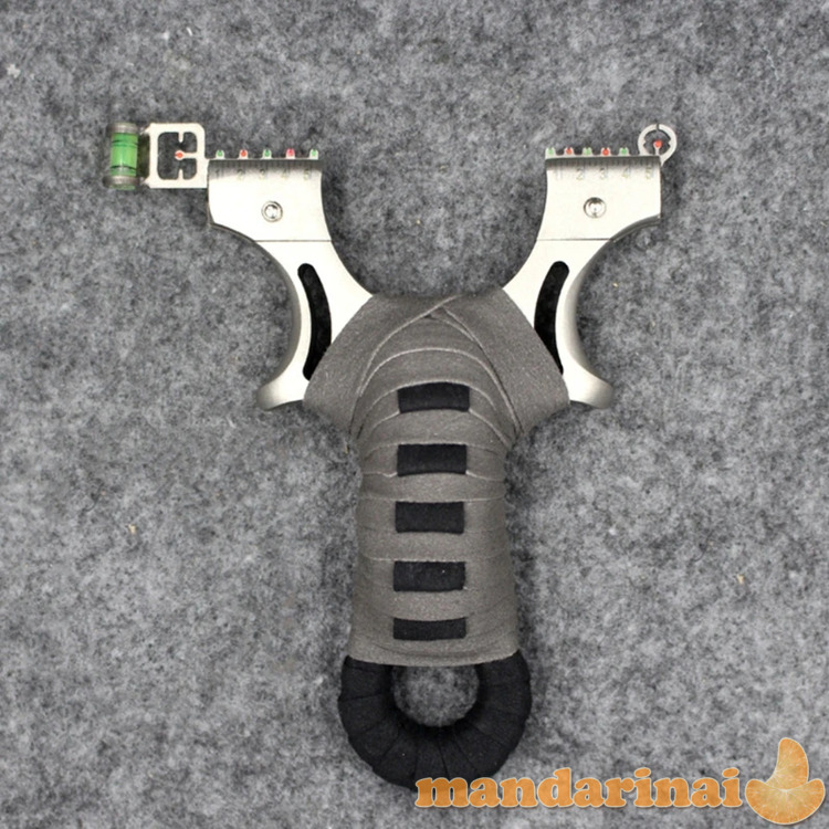 Laidynė-ragatkė odine rankena su taikikliu