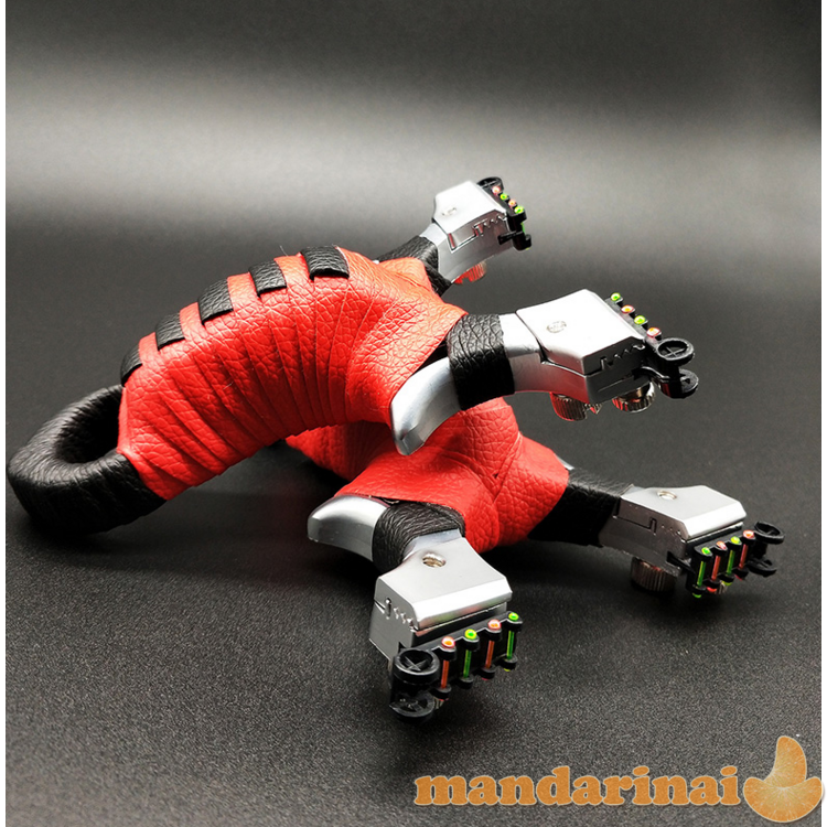 Laidynė-ragatkė odine rankena su taikikliu