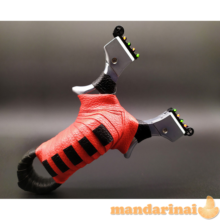 Laidynė-ragatkė odine rankena su taikikliu