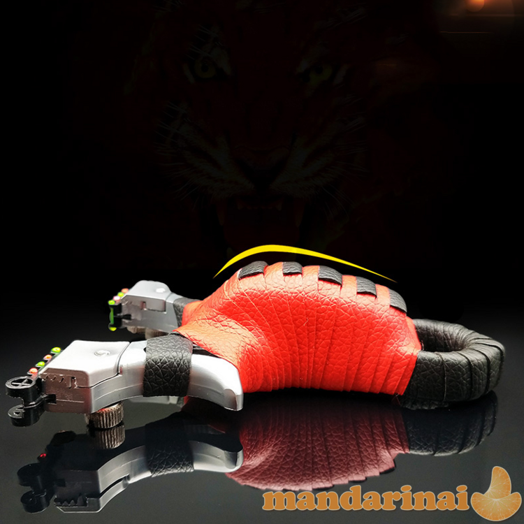 Laidynė-ragatkė odine rankena su taikikliu