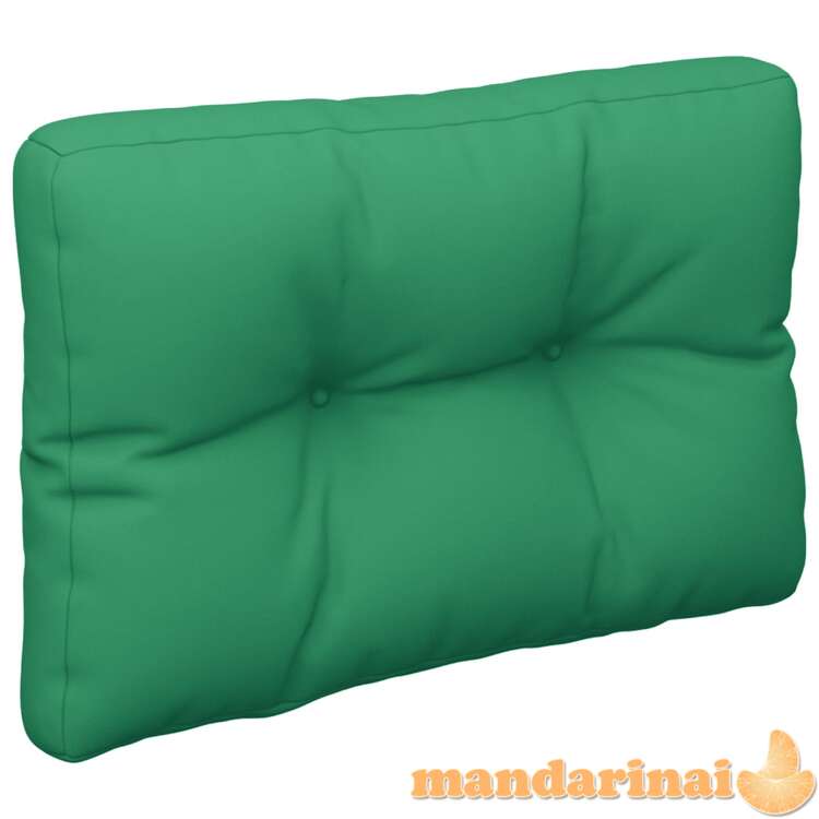 Pagalvė sofai iš palečių, žalios spalvos, 50x40x10cm