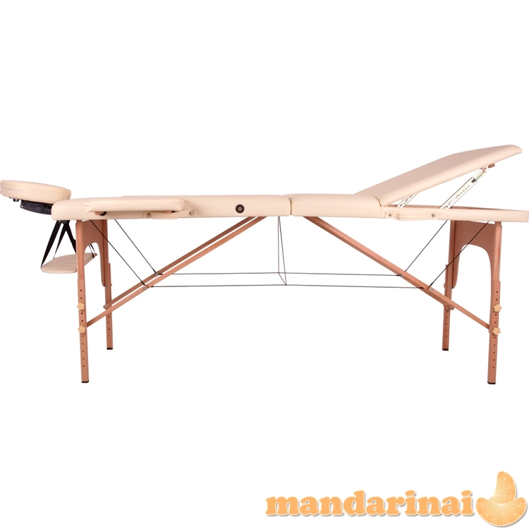Mobilus medinis masažo stalas 3 dalių inSPORTline Japane 3