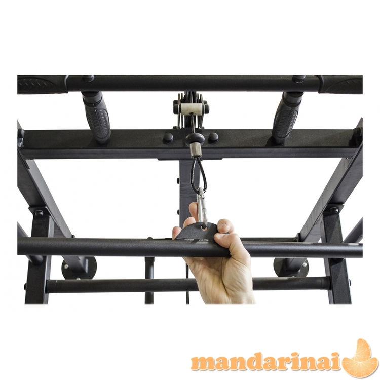 Sporto kompleksas-jėgos treniruoklis KRAFT SystemLight 3in1 FLEXTER juodas, 247x68,5cm 4