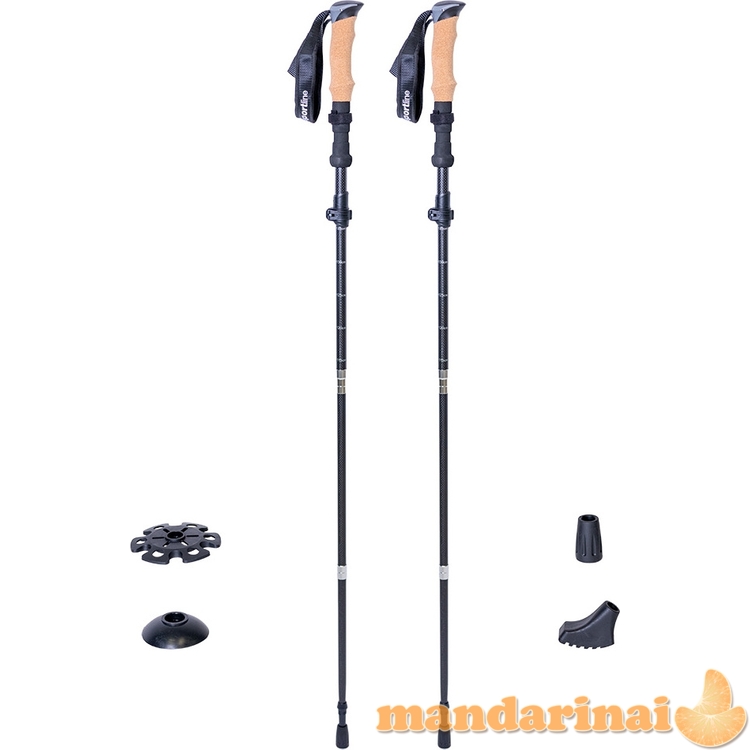 5-Piece Carbon Trekking Poles inSPORTline Caretera