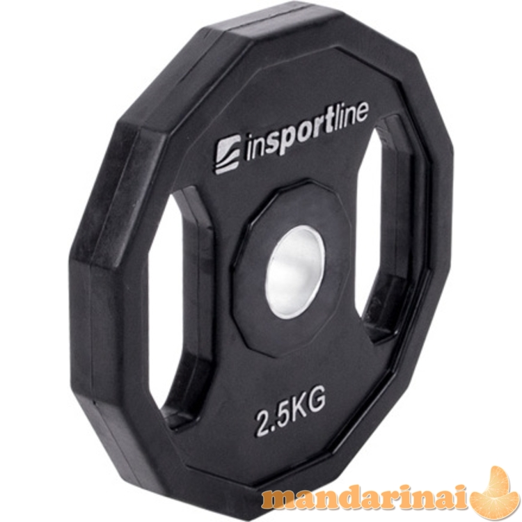 Guma padengtas svoris 30mm inSPORTline Ruberton 2,5kg