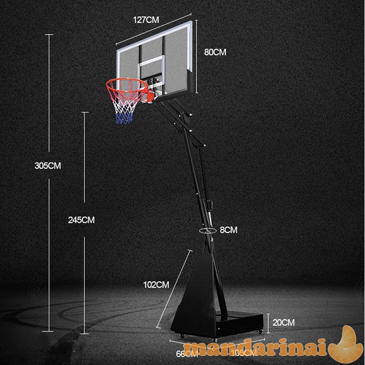 Krep&scaron;inio lankas su stovu inSPORTline Cleveland Steel III