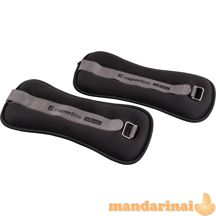 Svoriai rie&scaron;ams/kulk&scaron;nims inSPORTline ON-X neopreniniai 2 x 1 kg
