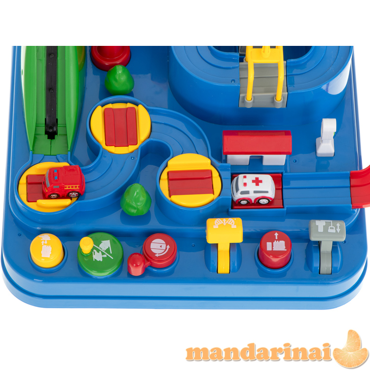 Kliūčių ruožai Interaktyvi automobilių stovėjimo aikštelės greitosios pagalbos policija Auto XL