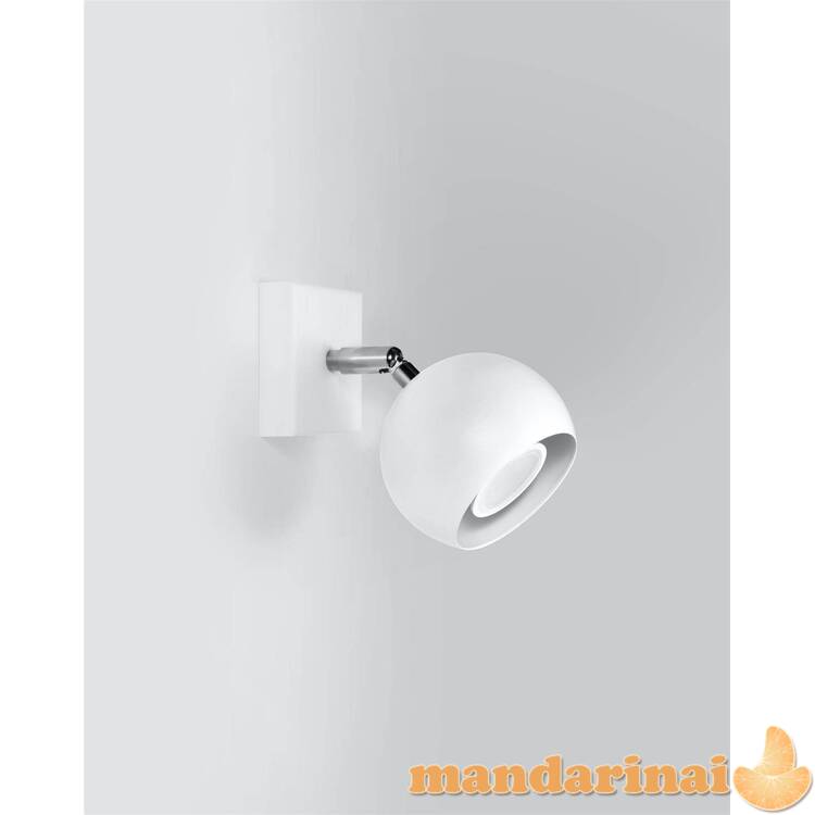 Sieninis šviestuvas Oculare balta 1