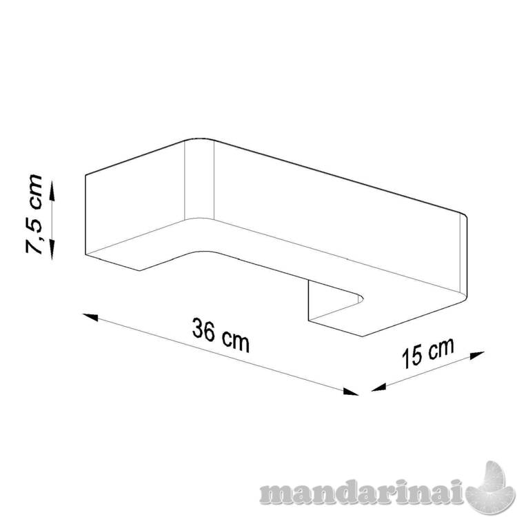 Sieninis šviestuvas keraminis magnetas