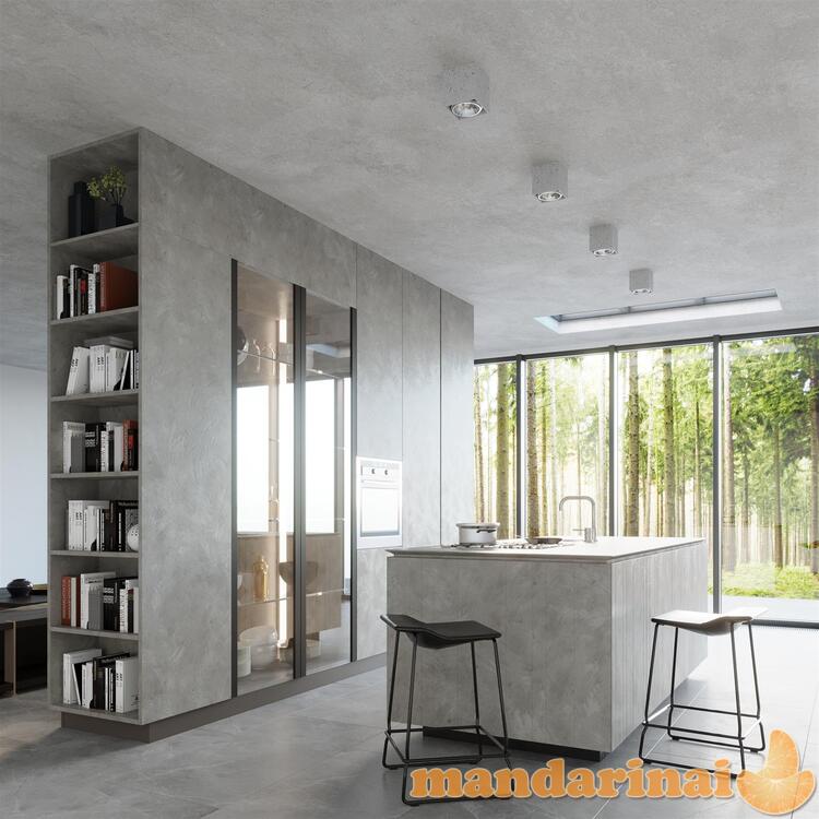 Lubinis šviestuvas Valde betonas