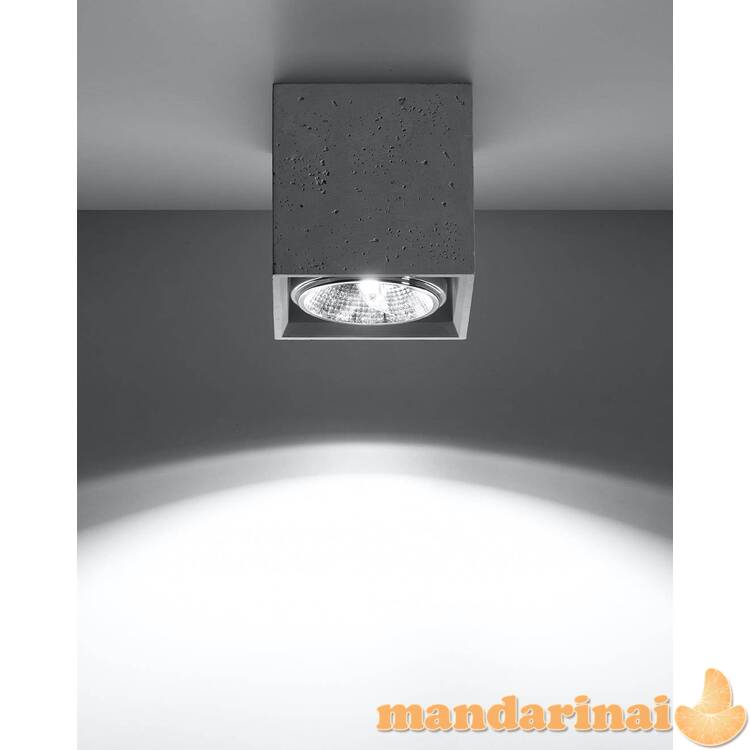 Lubinis šviestuvas Valde betonas