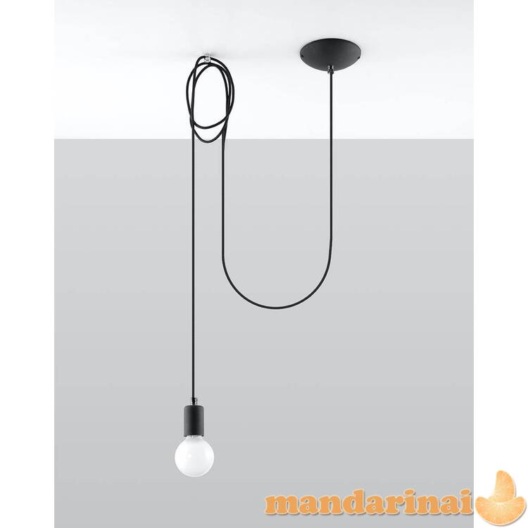 Pakabinama lempa Edisonas 1 juodas 1