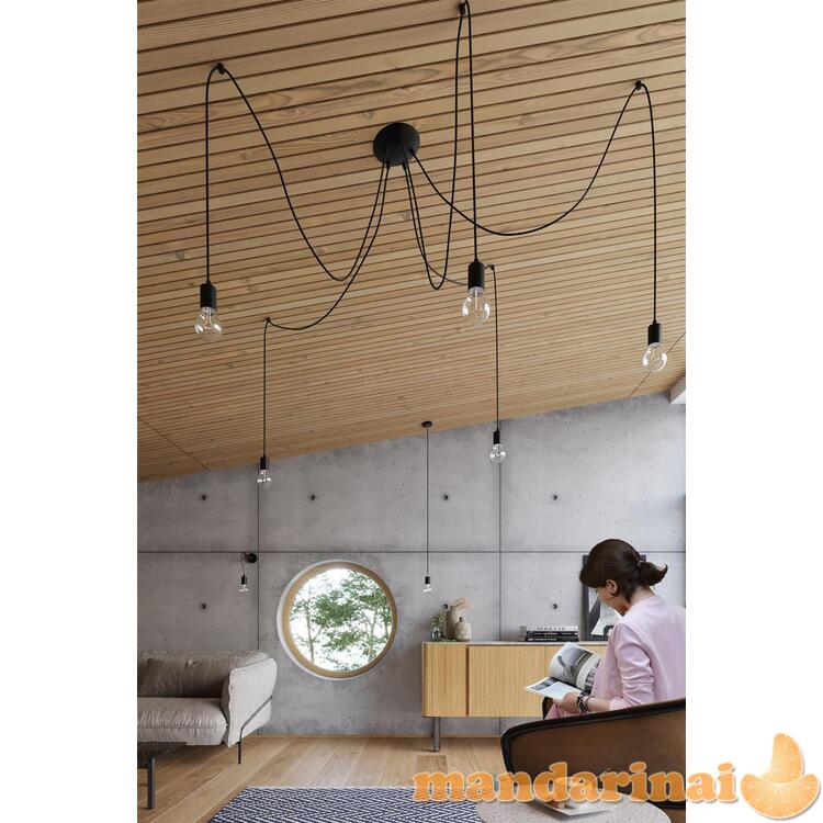 Pakabinama lempa Edisonas 1 juodas 6