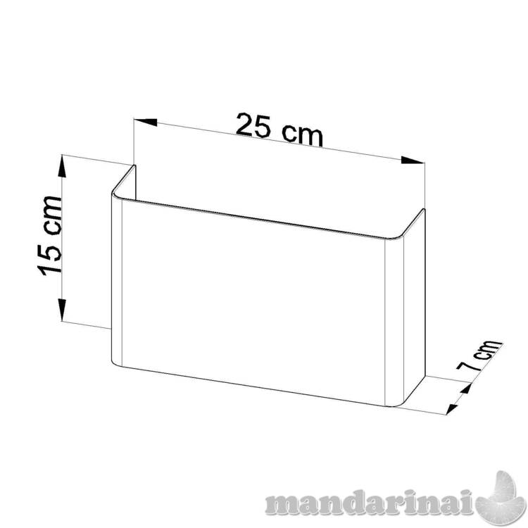 Sieninis šviestuvas dangtis 3