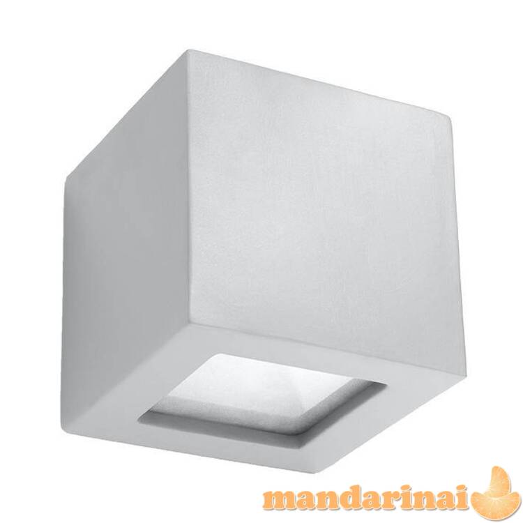 Sieninis šviestuvas keramika leo pilka 2