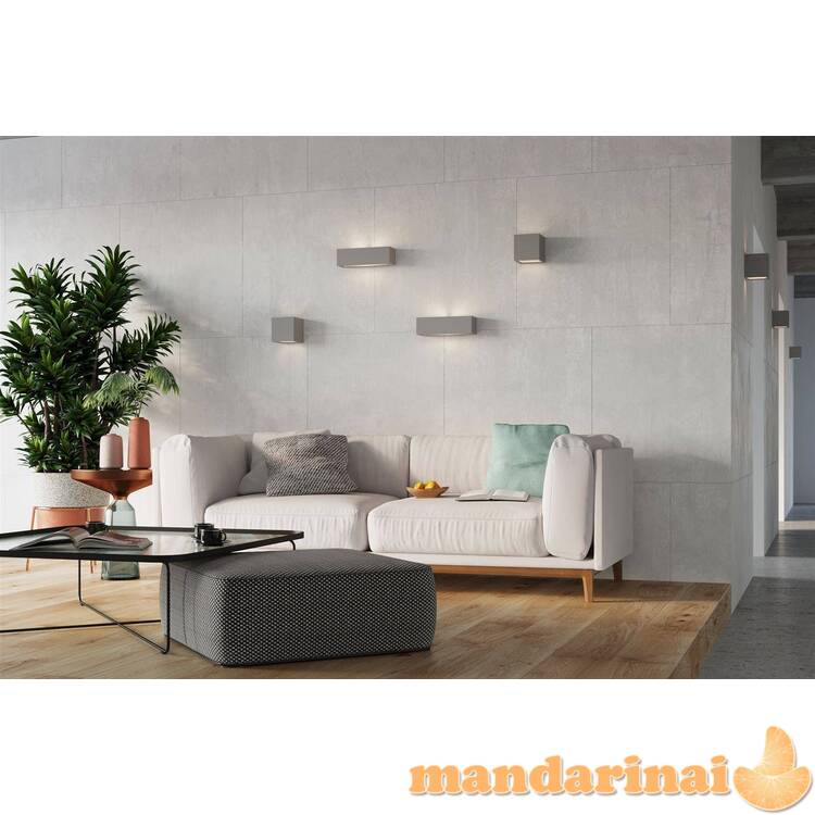 Sieninis šviestuvas keramika leo pilka 3