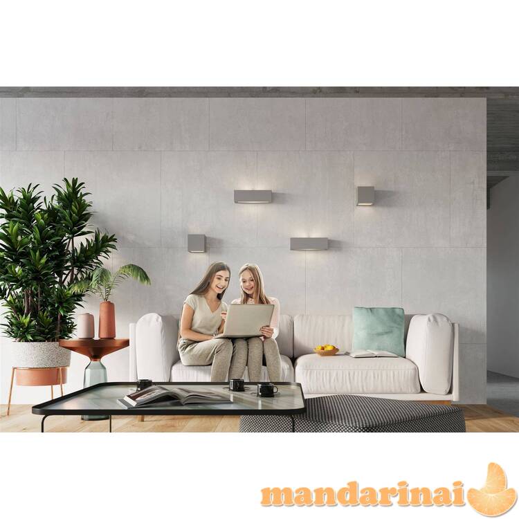 Sieninis šviestuvas keramika leo pilka 4